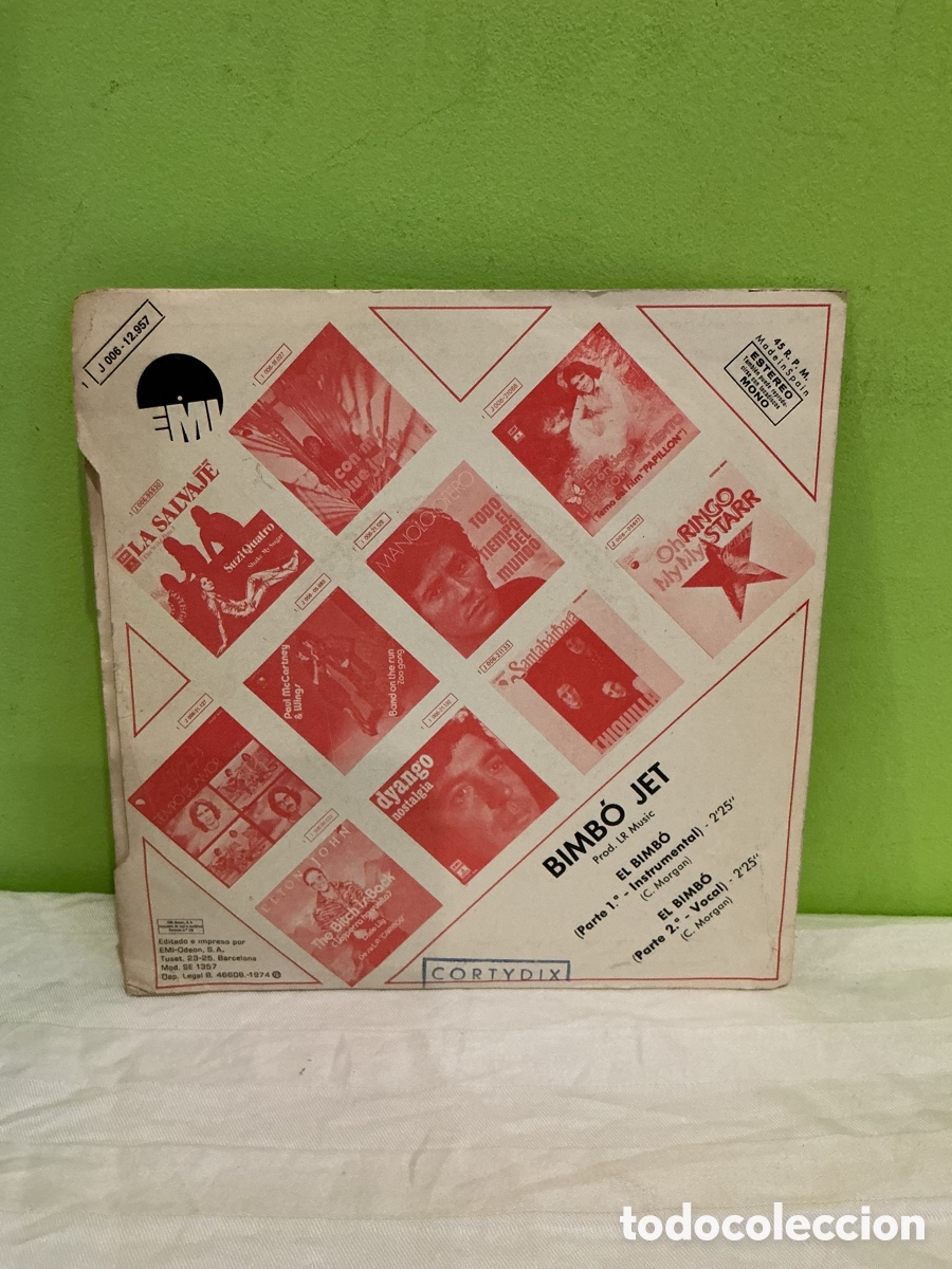 Discos de vinilo: Bimb&oacute; Jet &ndash; El Bimb&oacute; &ndash; Single 1974 - Foto 7