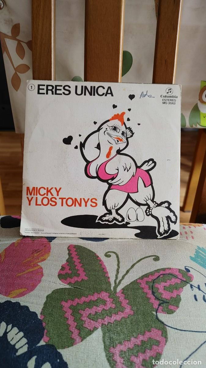 Discos de vinilo: MICKY Y LOS TONYS-SINGLE TU RECUERDO - Foto 2