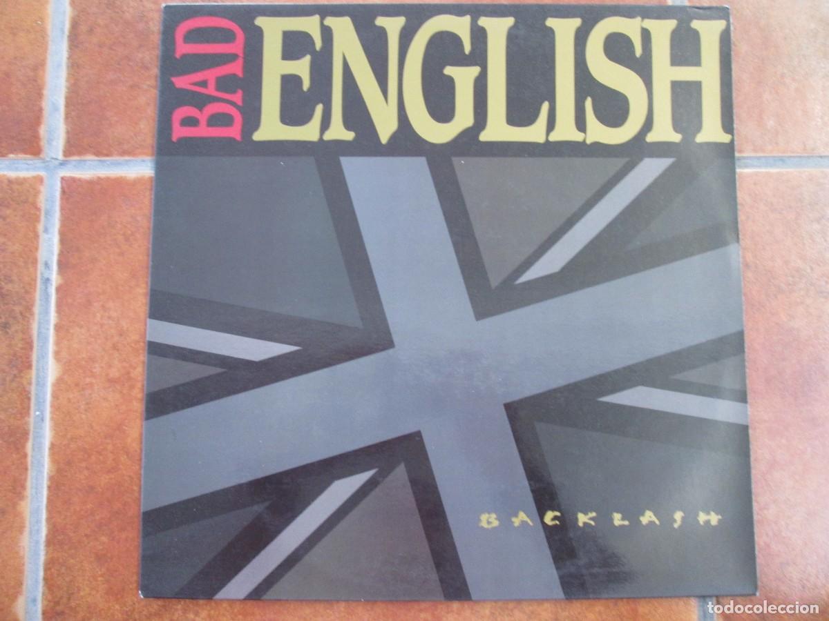 Discos de vinilo: BAD ENGLISH - Backlash. LP, edici&oacute;n esopa&ntilde;ola 12&rdquo; 1991. Impecable estado (NM)