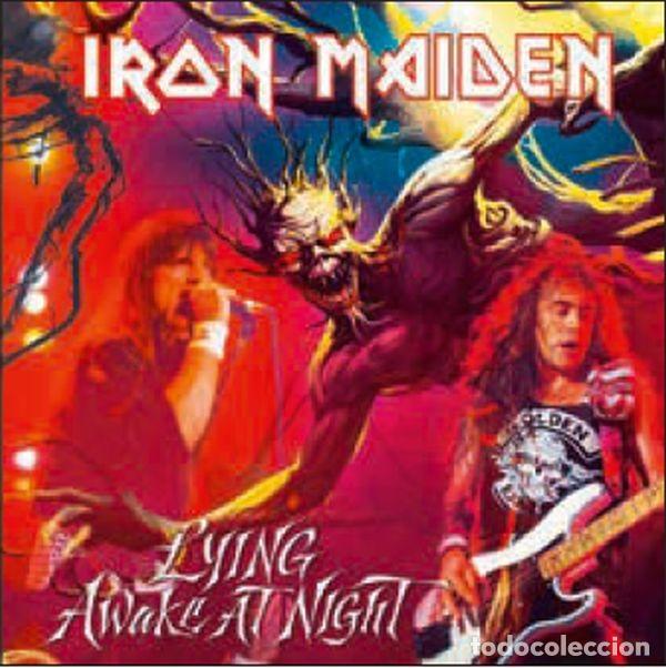 Discos de vinilo: Iron Maiden &rdquo;Lying Awake At Night&rdquo; 2-LP vinilo rojo live Irvine, CA 1992