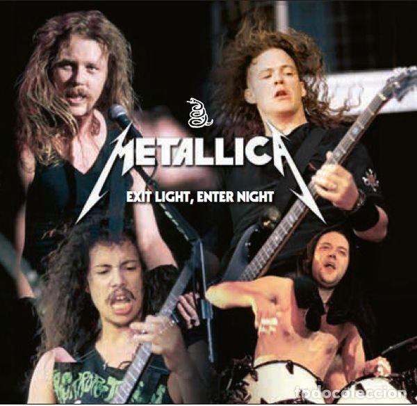Discos de vinilo: Metallica &rdquo;Exit Light, Enter Night&rdquo; 2-LP Vinilo cristal salpicado de verde y negro Budapest 1991