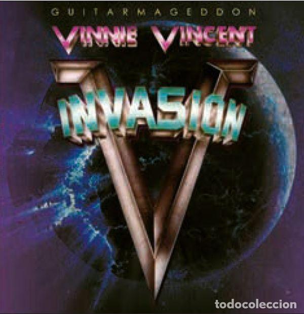 Vinyl records: Vinnie Vincent &rdquo;Guitarmageddon&rdquo; LP Pink vinyl 10 studio tracks Kiss