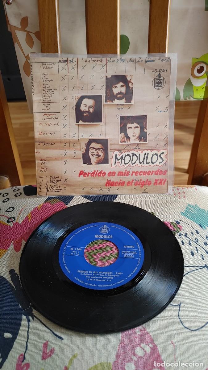 Discos de vinilo: MODULOS-SINGLE PERDIDO EN MIS RECUERDOS