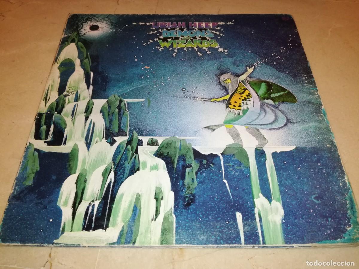 Discos de vinilo: URIAH HEEP-DEMONS AND WIZARDS-GATEFOLD-CONTIENE ENCARTE-EDICI&Oacute;N ESPA&Ntilde;OLA