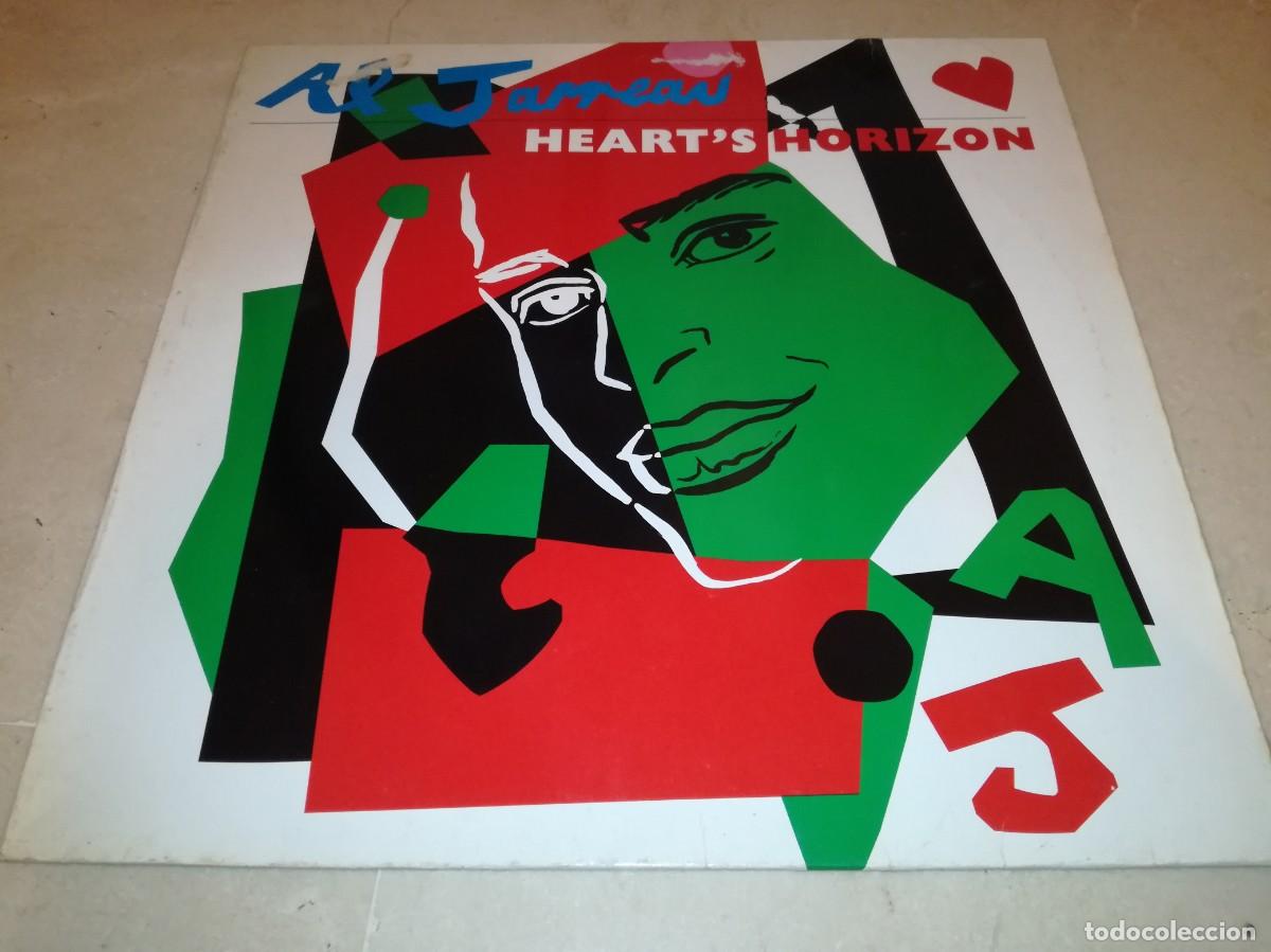 Discos de vinilo: AL JARREAU-HEART&acute;S HORIZON-CONTIENE ENCARTE-ORIGINAL 1988