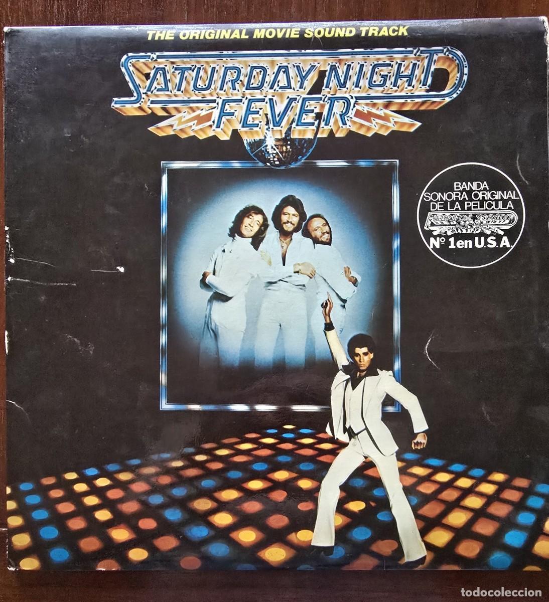 Discos de vinilo: 2 Discos LP BSO.Saturday Night Fever.Fiebre Sabado Noche.1977