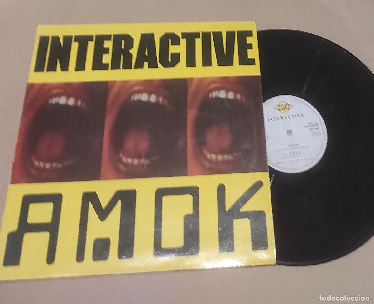 Discos de vinilo: Interactive &lrm;&ndash; Amok-MAXI-ESPA&Ntilde;A- - Foto 1