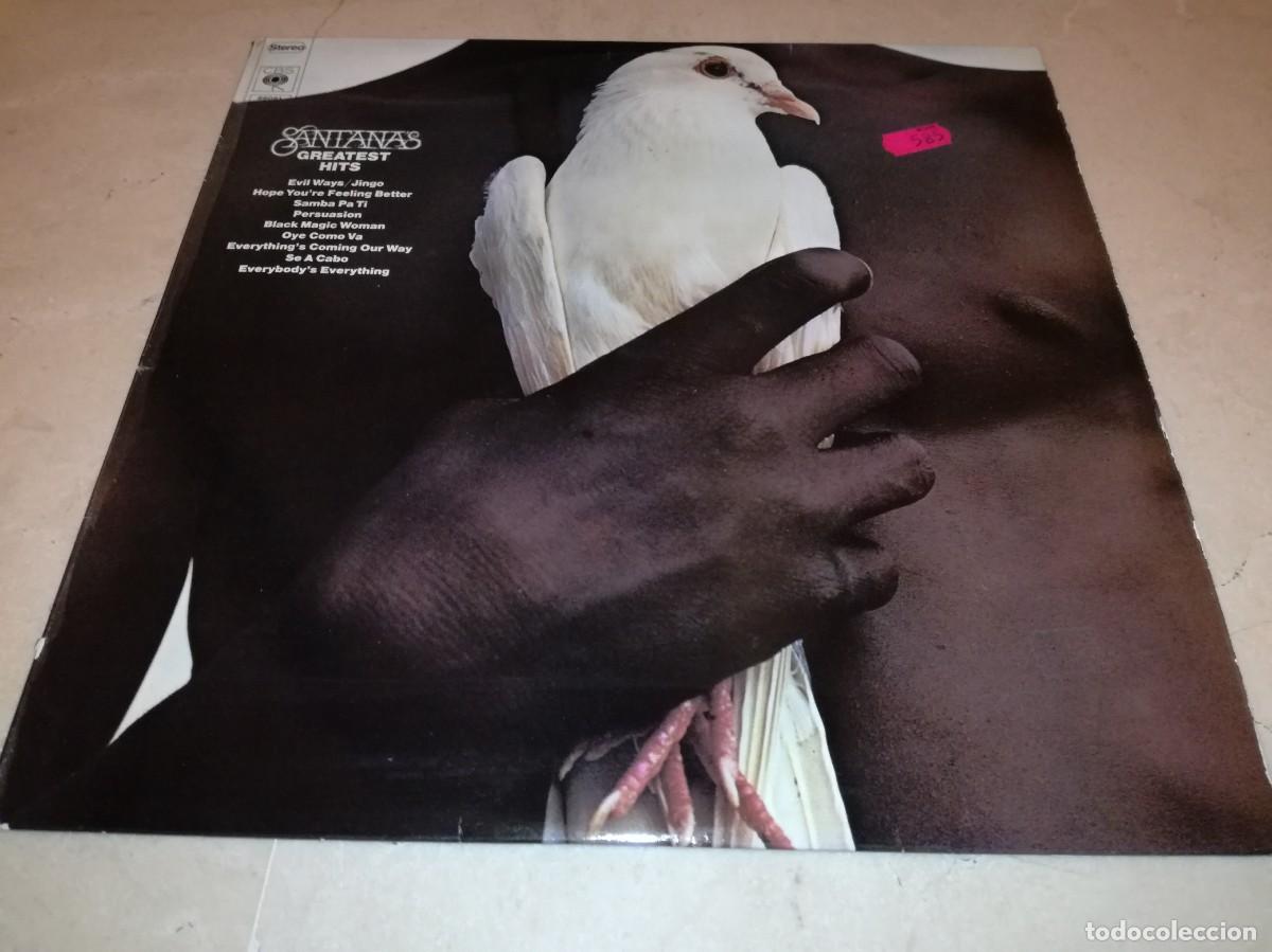 Discos de vinilo: SANTANA-GREATEST HITS-CONTIENE ENCARTE-EDICI&Oacute;N ESPA&Ntilde;OLA-EN BUEN ESTADO