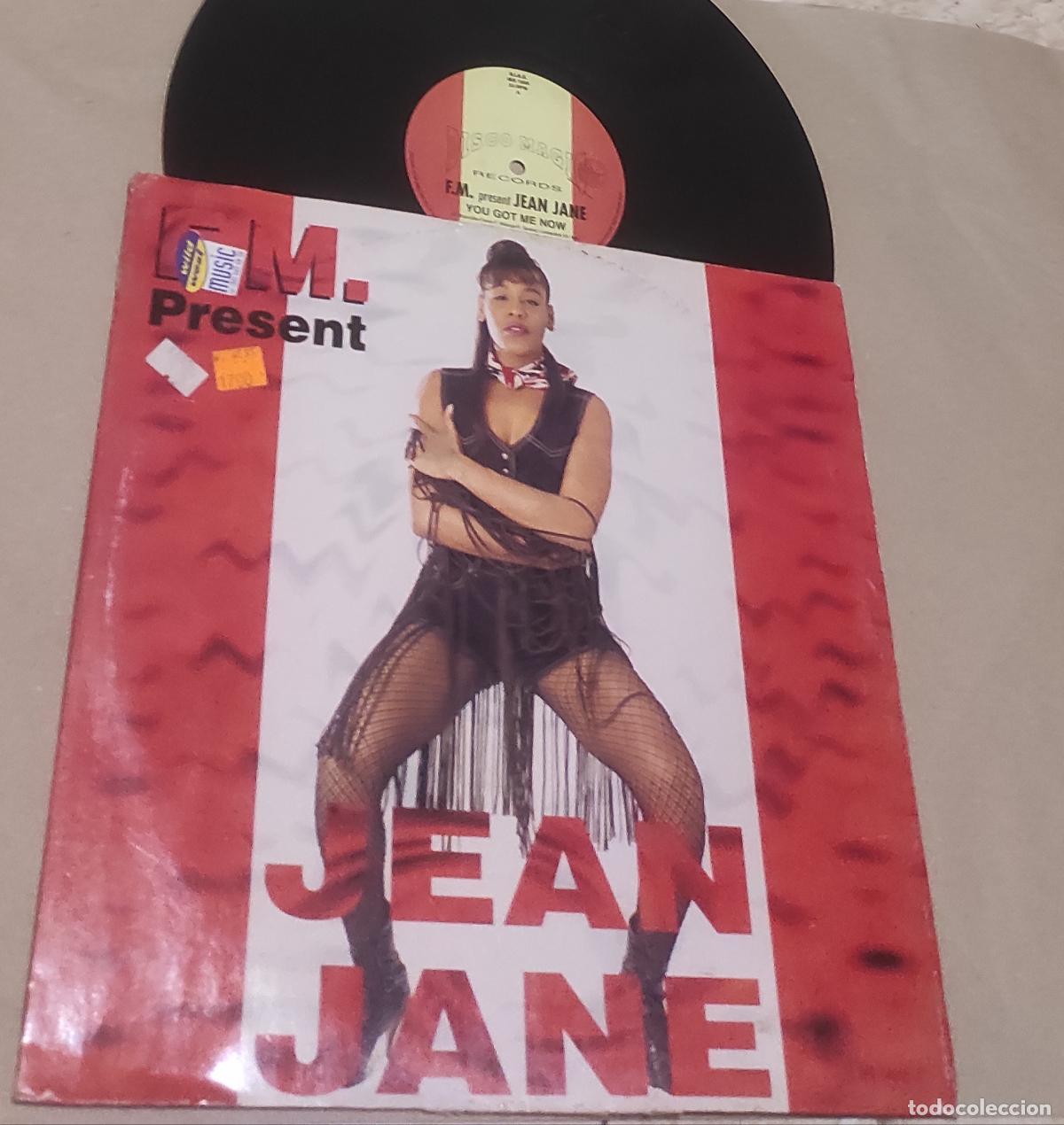 Discos de vinilo: F.M.* Present Jean Jane &lrm;&ndash; You Got Me Now-MAXI-ITALODANCE-1994-