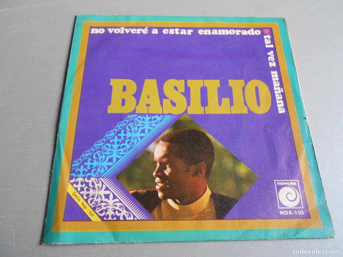 Discos de vinilo: BASILIO, SG, NO VOLVER&Eacute; A ESTAR ENAMORADO + 1, A&Ntilde;O 1970, NOVOLA NOX-110