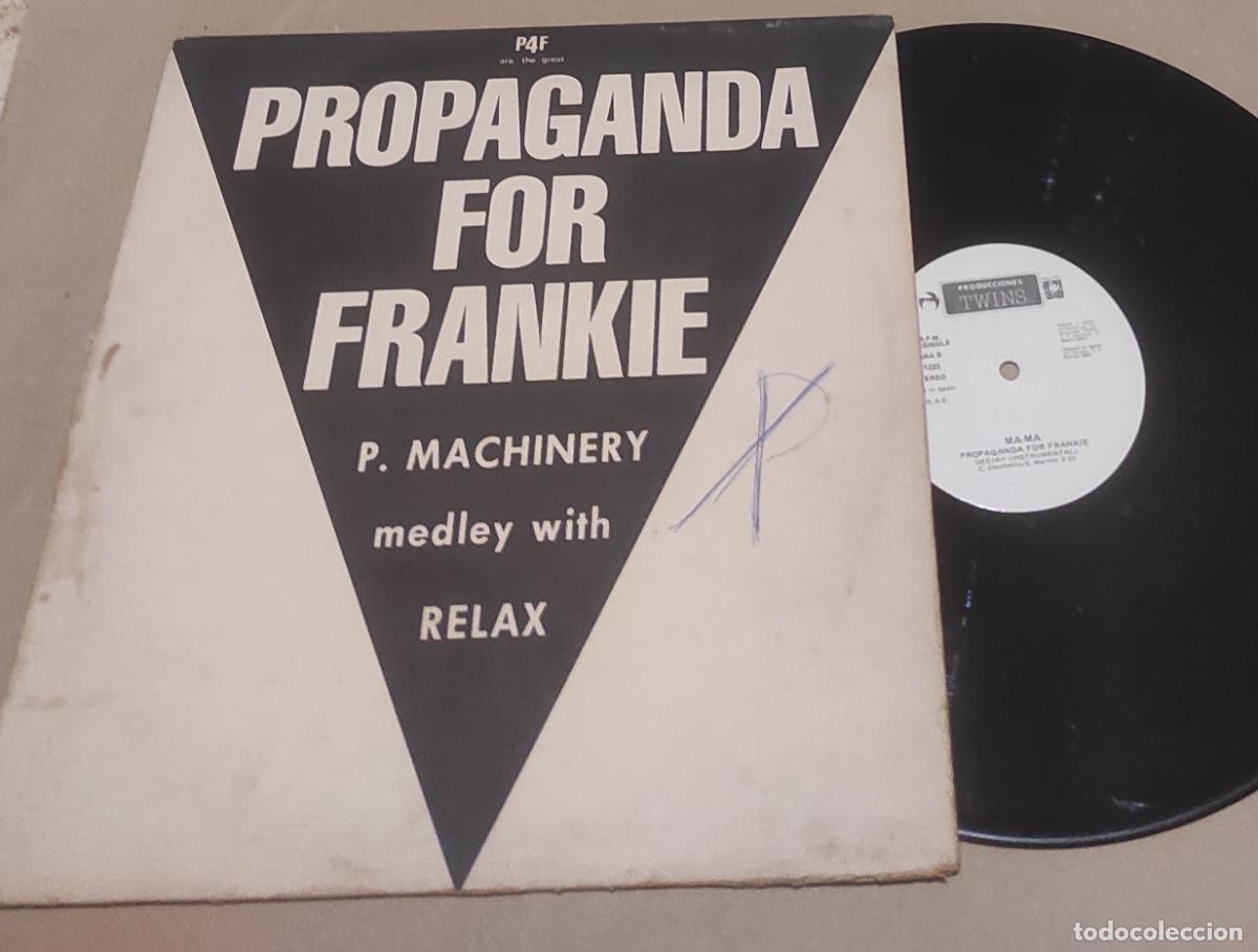 Discos de vinilo: propaganda for frankie &ndash; P. Machinery Medley With Relax-MAXI-TWINS ESPA&Ntilde;A-