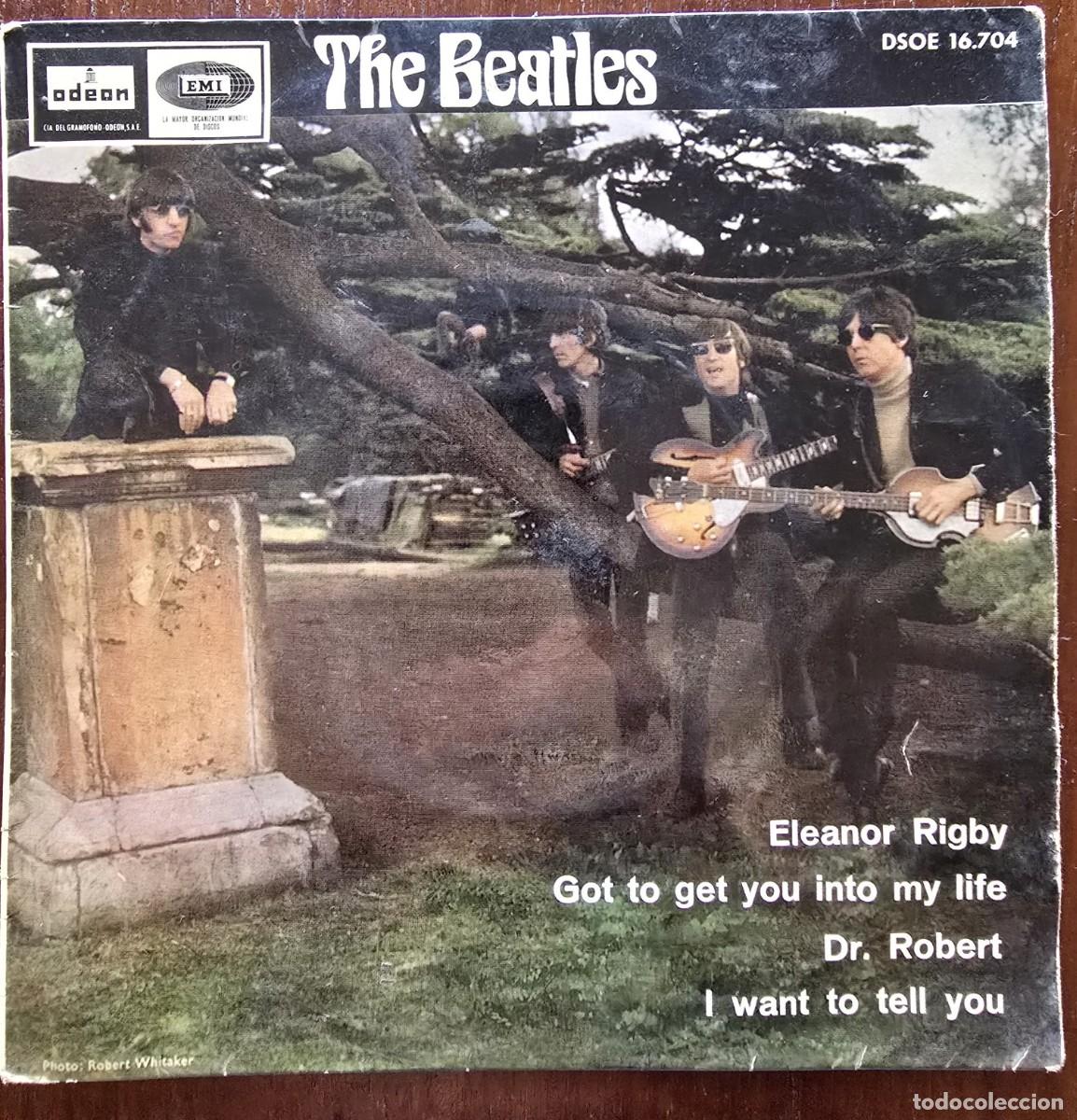 Discos de vinilo: Disco Single.The Beatles.Eleanor Rigby.1966 - Foto 1