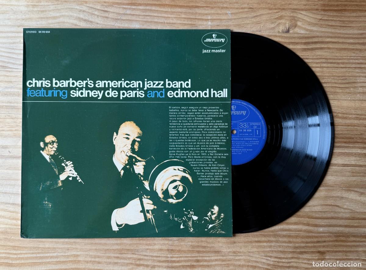 Discos de vinilo: La banda de jazz estadounidense de Chris Barber con Sidney De Paris y Edmond Hall. Spain 1973