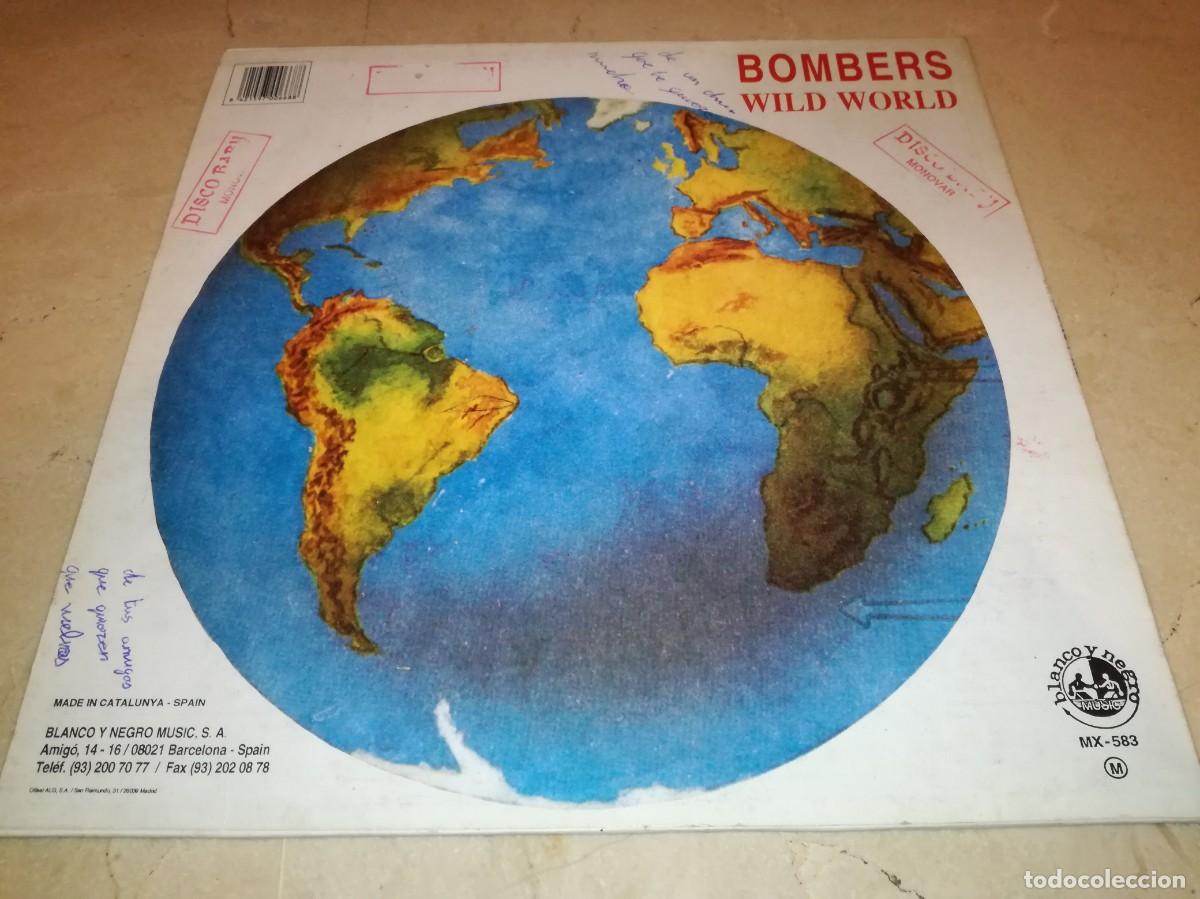 Discos de vinilo: BOMBERS-WILD WORD-ORIGINAL ESPA&Ntilde;OL 1995 - Foto 2