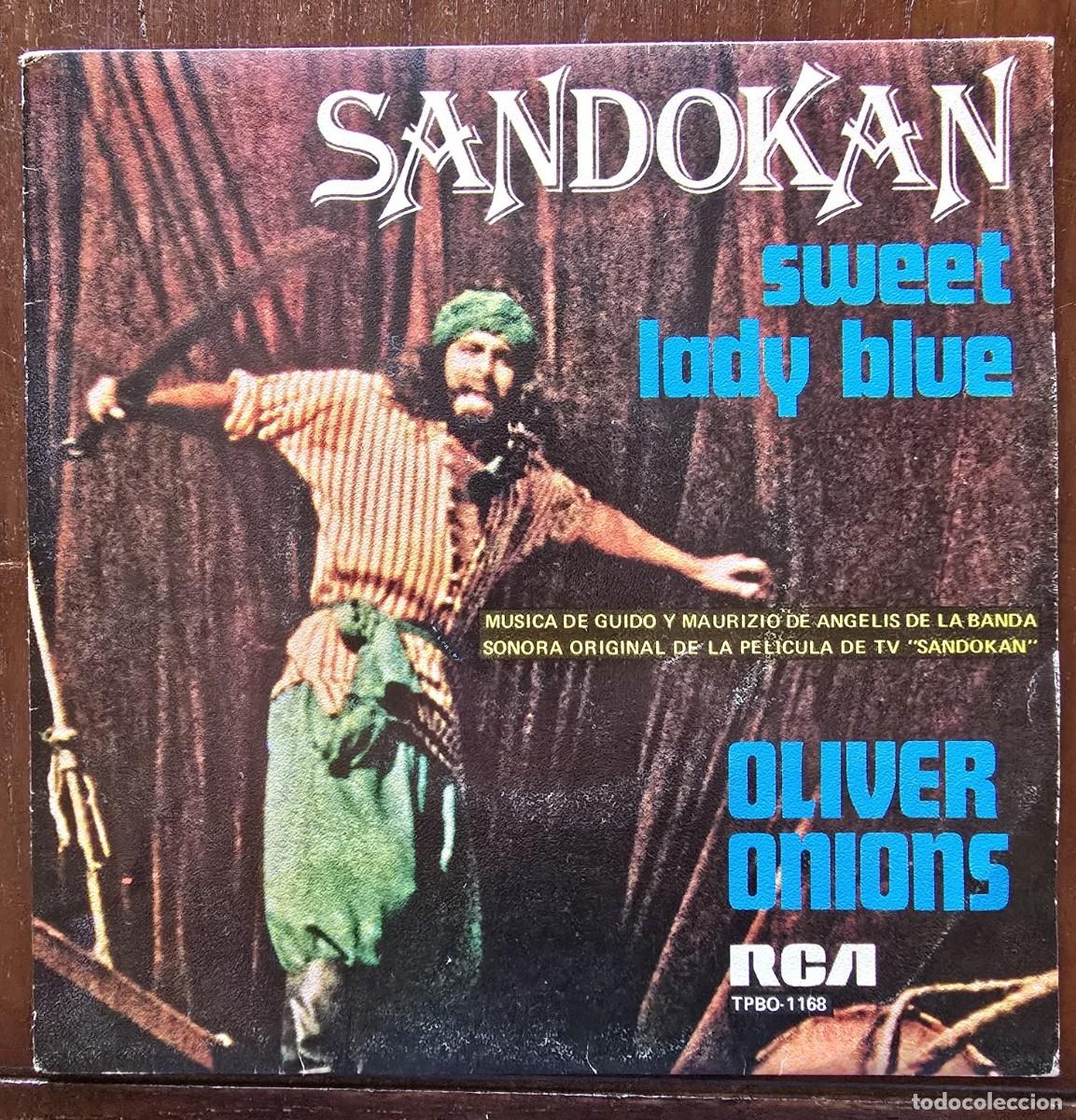 Discos de vinilo: Disco Single.Sandokan.Sweet Lady Blue.1976