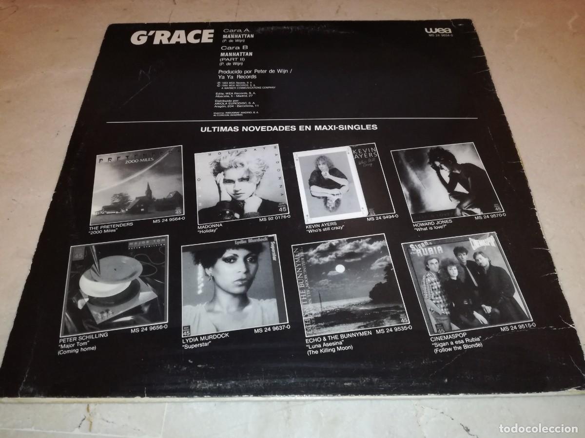 Discos de vinilo: G&acute;RACE-MANHATTAN-ORIGINAL ESPA&Ntilde;OL 1984 - Foto 2