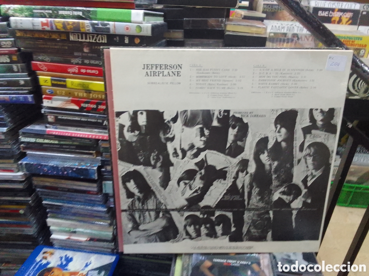 Discos de vinilo: Jefferson airplane, surrealist pillow - Foto 2