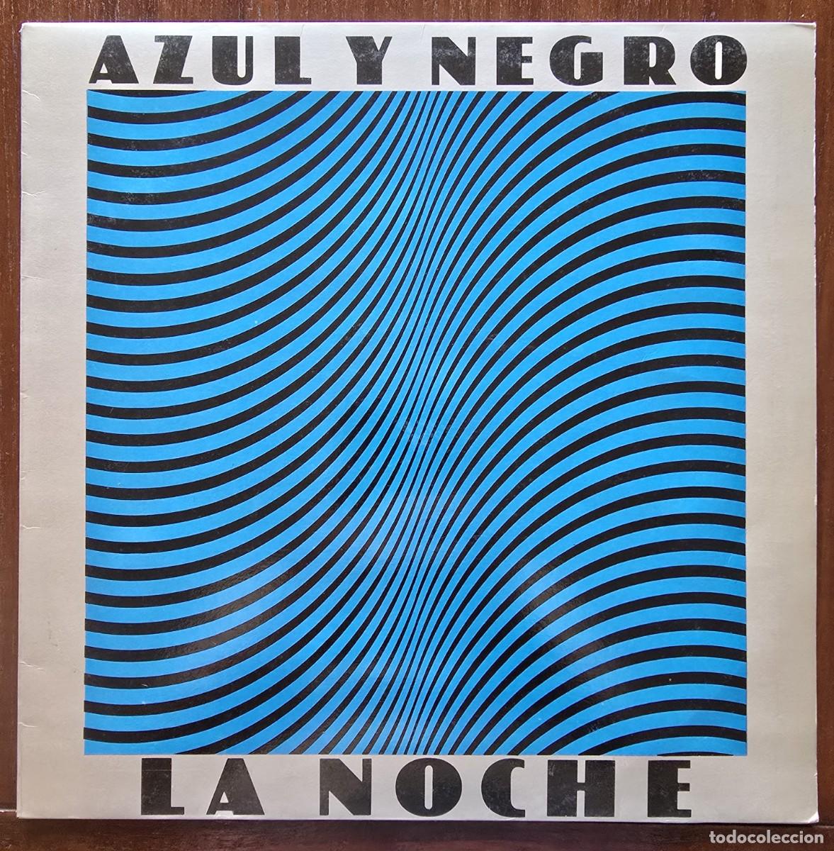 Discos de vinilo: Disco LP Azul y Negro.La Noche.1982