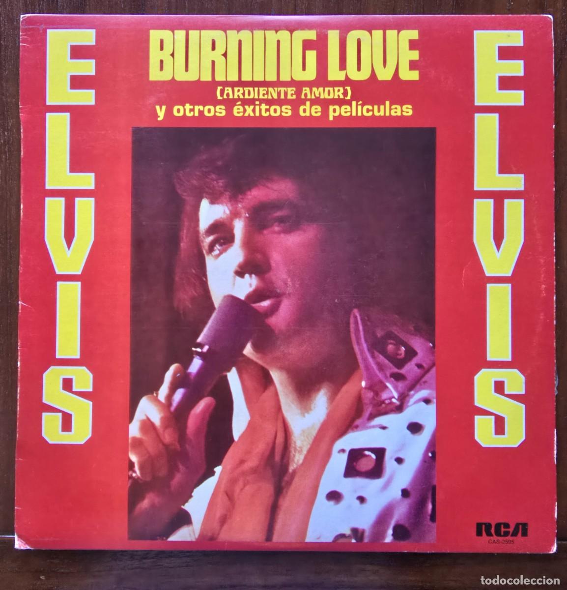 Discos de vinilo: Disco LP Elvis.Burning Love.1972
