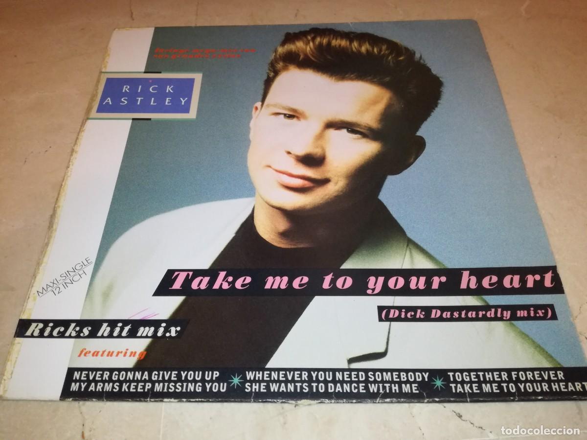 Discos de vinilo: RICK ASTLEY-TAKE ME TO YOUR HEART-ORIGINAL ESPA&Ntilde;OL 1988