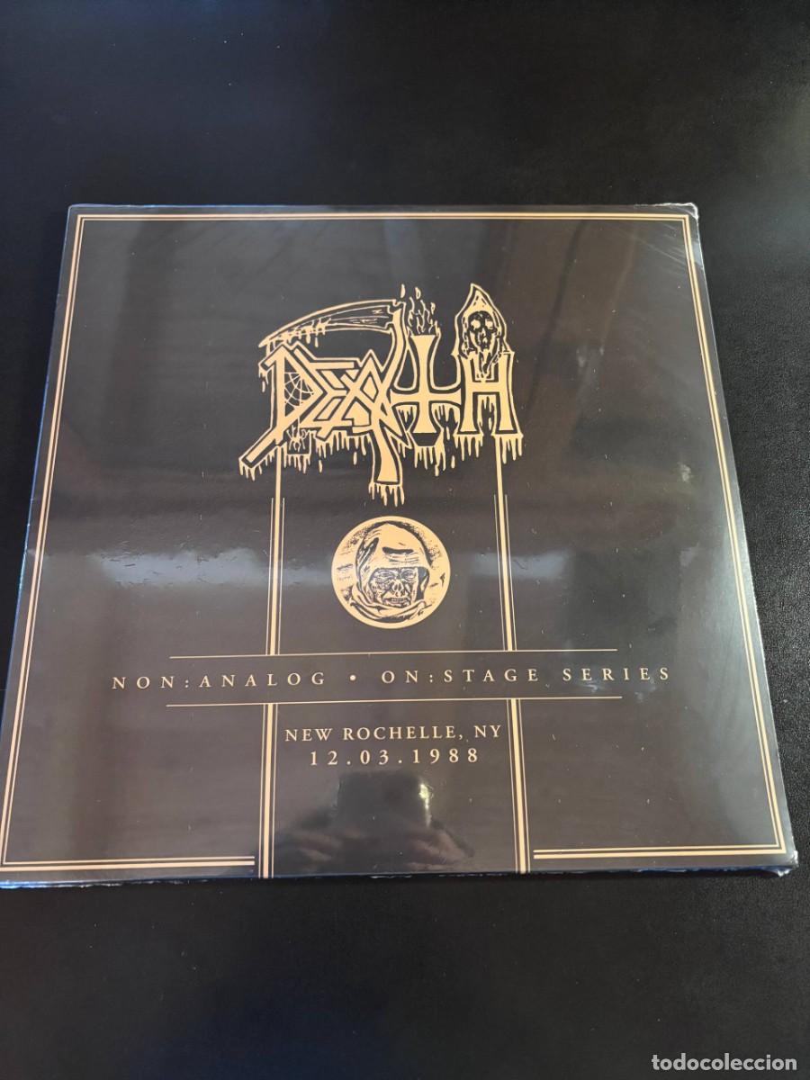 Discos de vinilo: Death New Rochelle NY 12.03.1988 non analog on stage doble disco de vinilo LP death metal 12&rdquo;