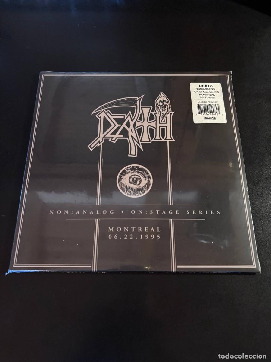 Discos de vinilo: Death Montreal 06.22.1995 non analog on stage Doble disco de vinilo LP 12&rdquo; death metal