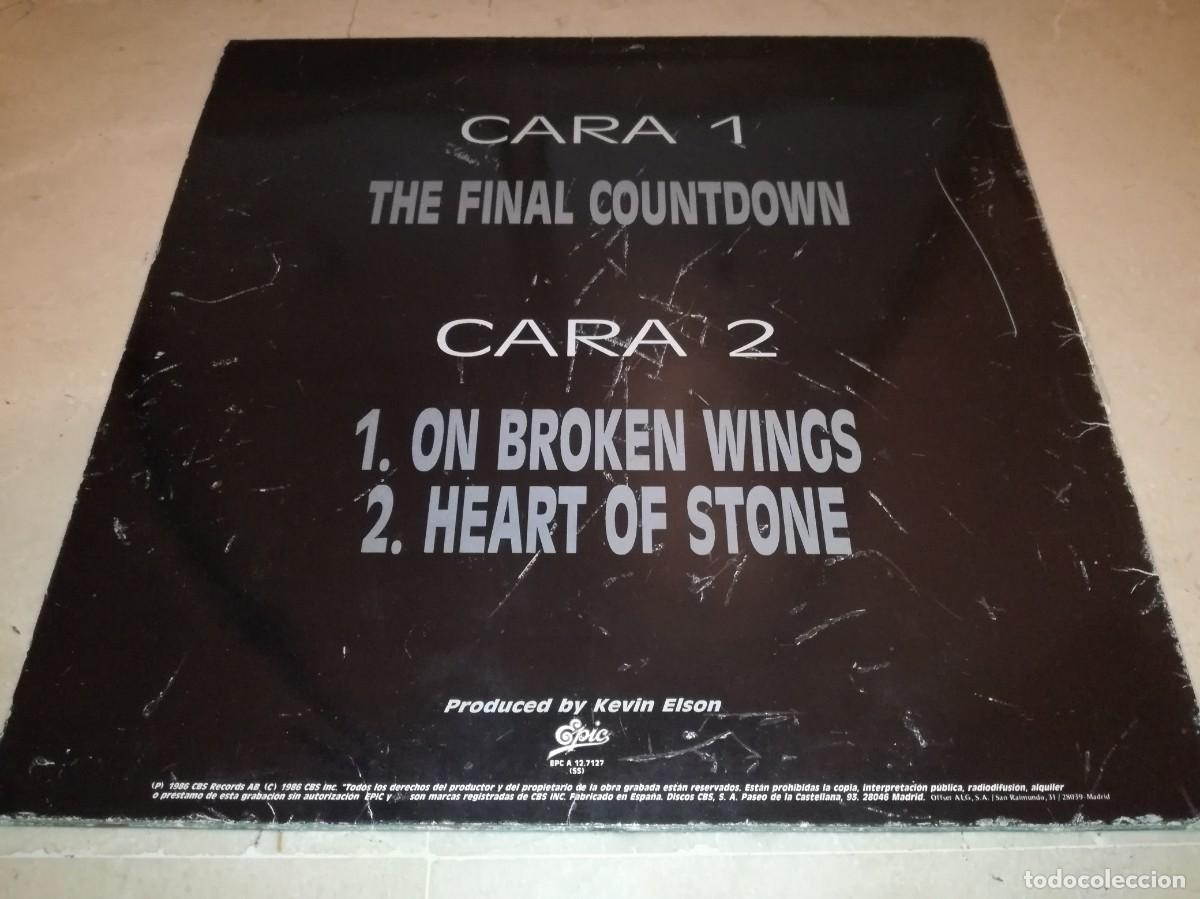 Discos de vinilo: EUROPE-THE FINAL COUNTDOWN-ORIGINAL ESPA&Ntilde;OL 1986 - Foto 2