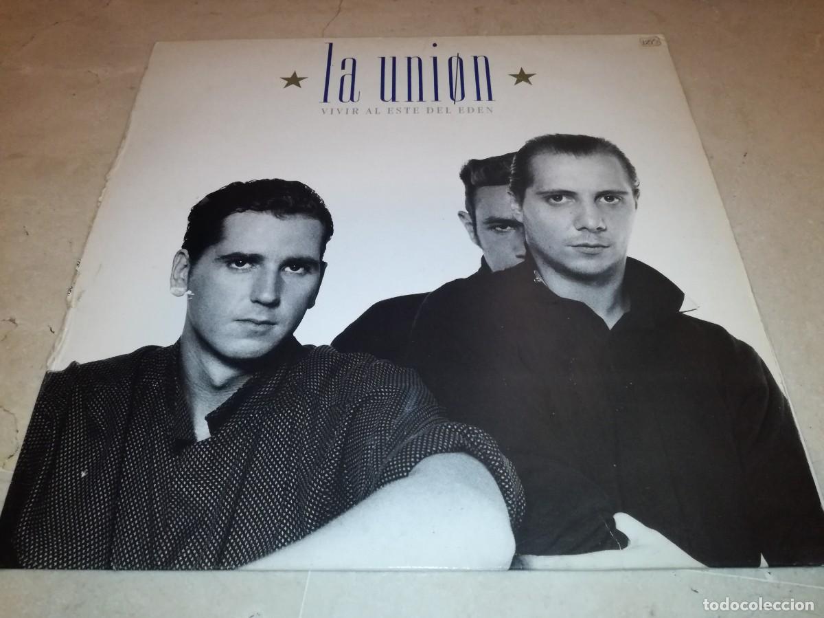 Discos de vinilo: LA UNION-VIVIR AL ESTE DEL EDEN-CONTIENE ENCARTE-ORIGINAL 1988