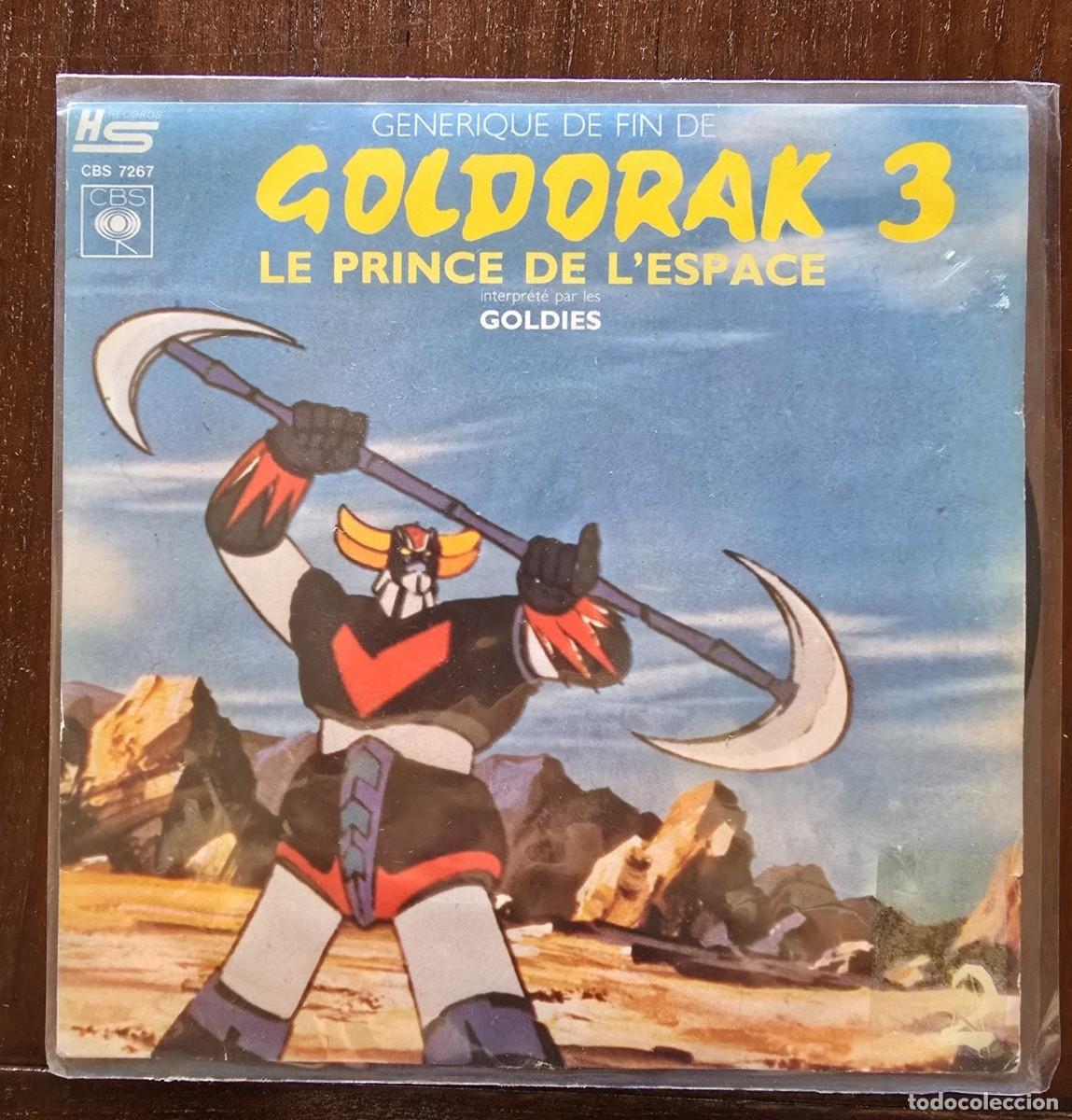 Discos de vinilo: Disco Single.Goldorak 3.Le Prince de L&acute;espace.Goldies.1979