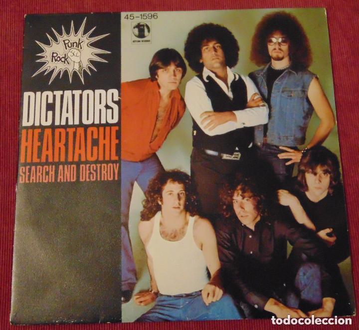 Discos de vinilo: The Dictators &lrm;&ndash; Heartache / Search And Destroy - EDICION ESPA&Ntilde;OLA 1977