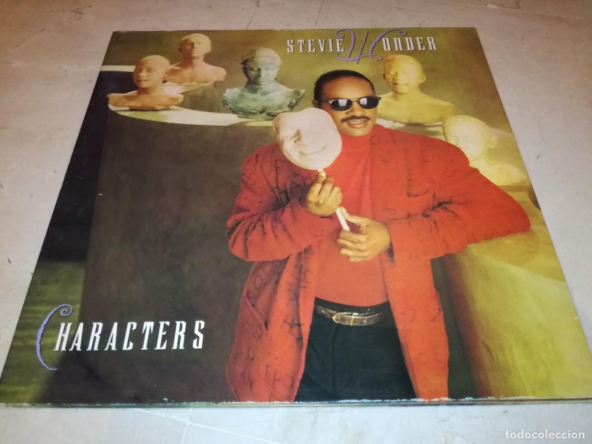 Discos de vinilo: STEVIE WONDER-CHARACTERS-GATEFOLD-CONTIENE ENCARTE-EDICI&Oacute;N ESPA&Ntilde;OLA