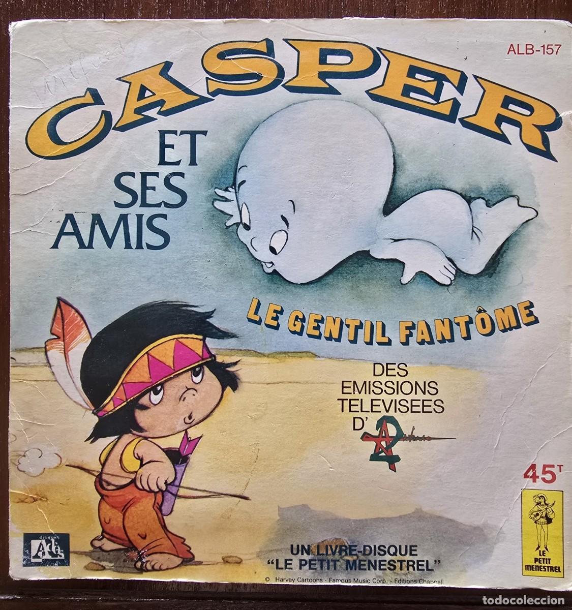 Discos de vinilo: Disco Single.Casper et ses Amis + cuento.1978