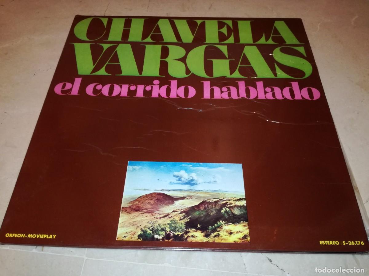 Discos de vinilo: CHAVELA VARGAS-EL CORRIDO HABLADO-GATEFOLD-ORIGINAL 1973
