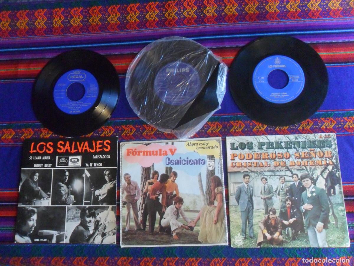 Disques de vinyle: 39 SINGLE MADAMA BUTTERFLY ESCLARECIDOS PUNTO DE OBSERVACI&Oacute;N LOS SALVAJES SE LLAMA MAR&Iacute;A NINO BRAVO