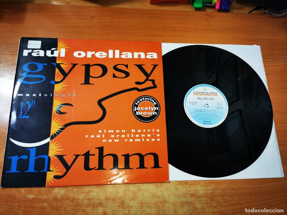 Discos de vinilo: RAUL ORELLANA & JOCELYN BROWN Gypsy Rhythm REMIXES 12&rdquo; MAXI SINGLE VINILO DEL A&Ntilde;O 1992 5 TEMAS