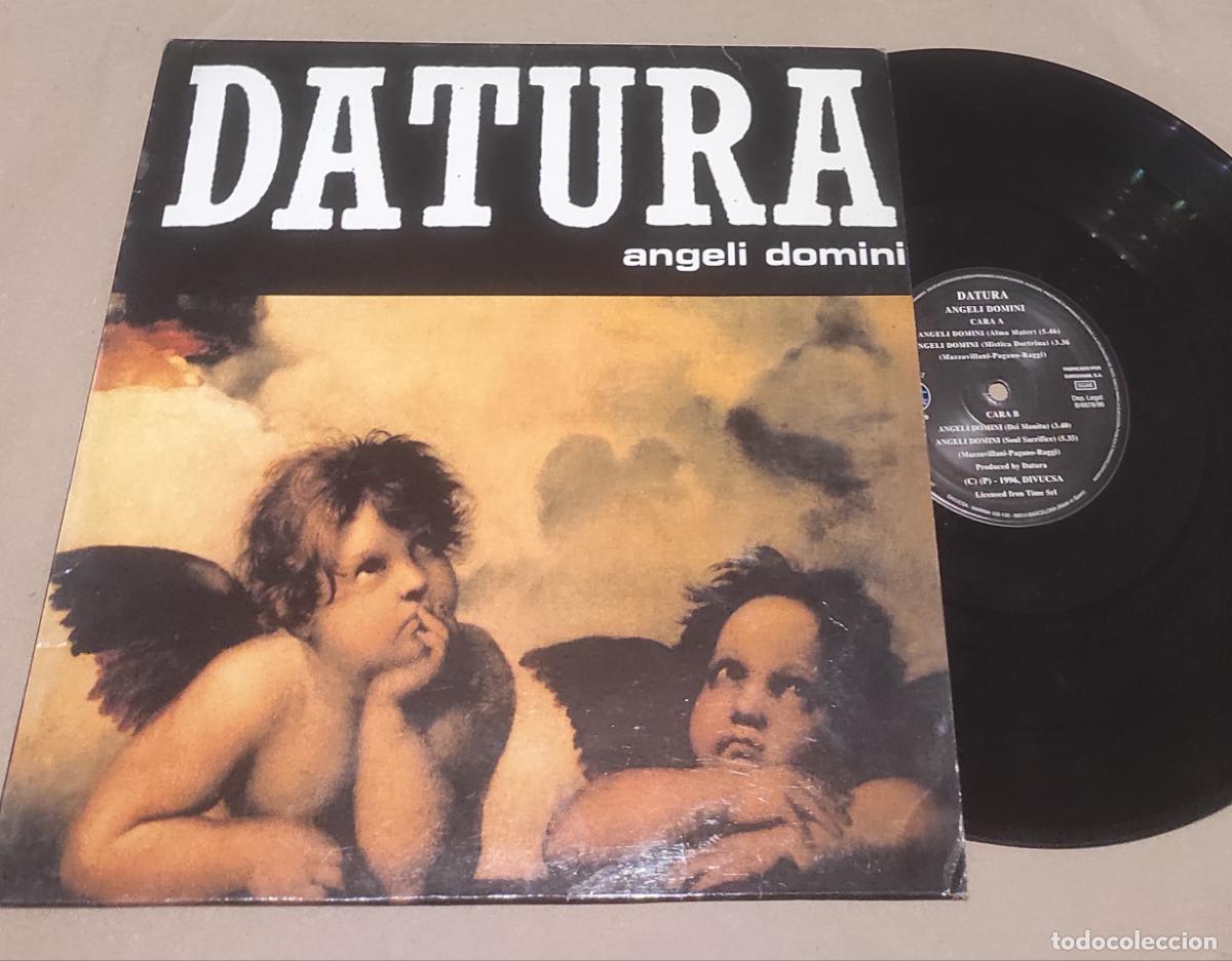 Discos de vinilo: DATURA - ANGELI DOMINI - MAXI-ESPA&Ntilde;A-