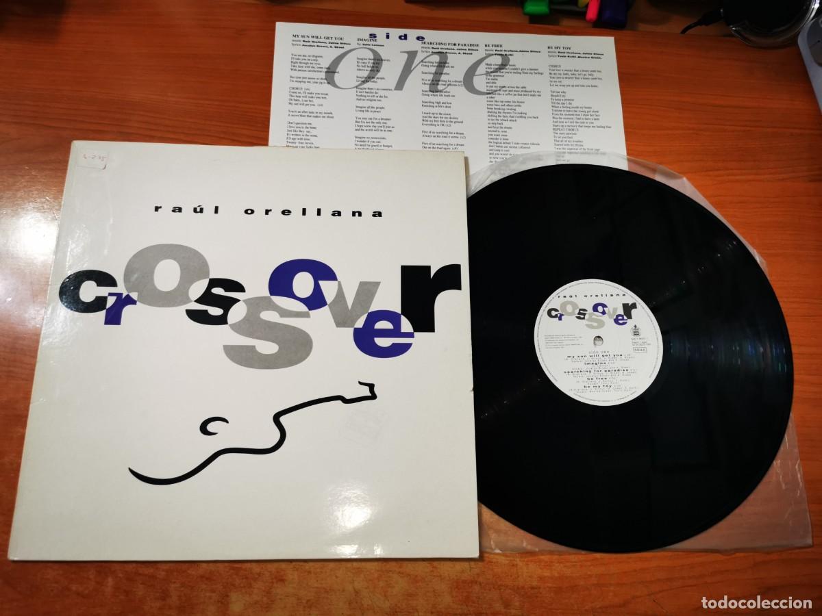 Discos de vinilo: RAUL ORELLANA & JOCELYN BROWN & AFRIKA BAMBAATAA Crossover LP VINILO DEL A&Ntilde;O 1991 ENCARTE 10 TEMAS