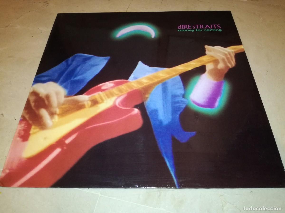 Discos de vinilo: DIRE STRAITS-MONEY FOR NOTHING-CONTIENE ENCARTE-ORIGINAL ESPA&Ntilde;OL 1988
