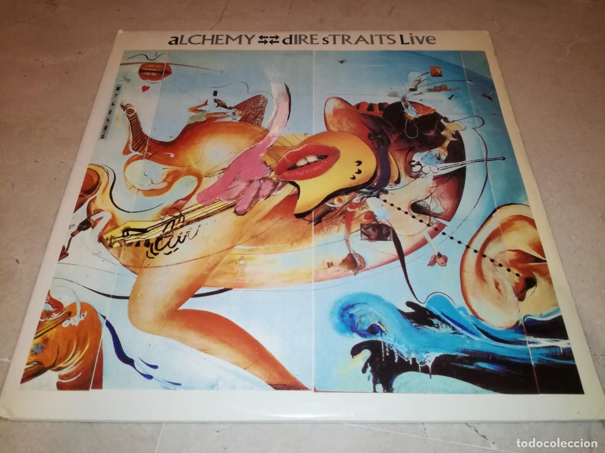 Discos de vinilo: DIRE STRAITS LIVE-ALCHEMY-DOBLE LP-ORIGINAL ESPA&Ntilde;OL 1984-EN MUY BUEN ESTADO