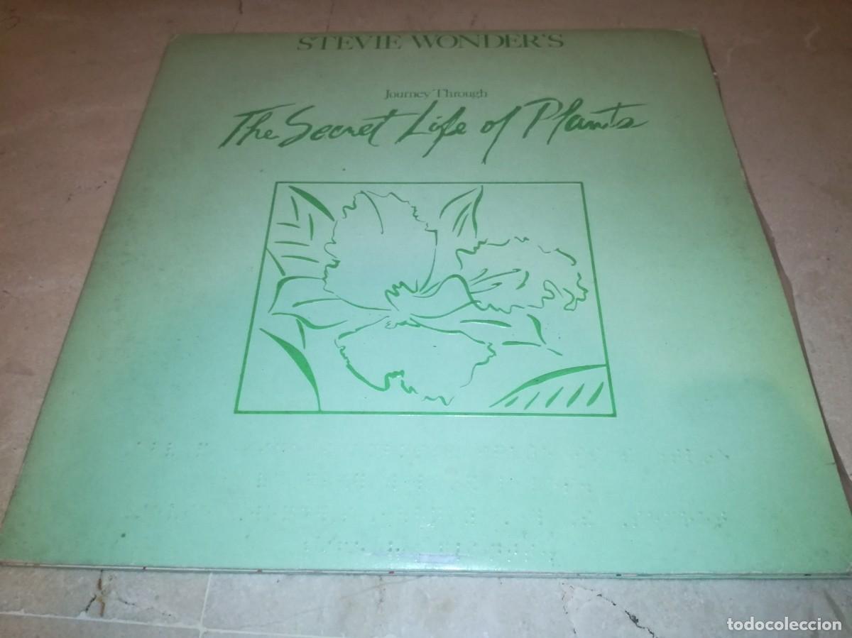 Discos de vinilo: STEVIE WONDER&acute;S-JOURNEY THROUGHT THE SECRET LIFE OF PLANTS-DOBLE LP-TRIPLE PORTADA