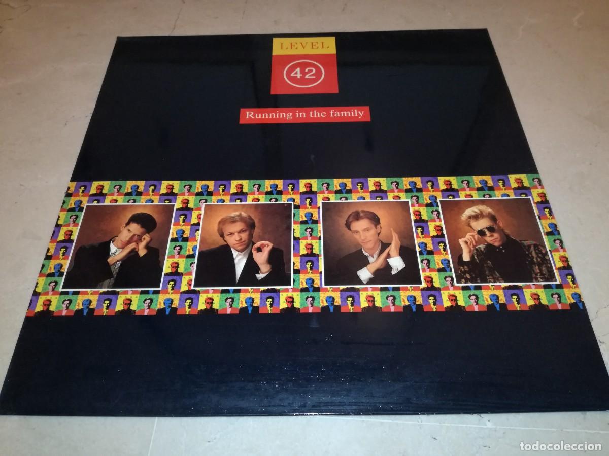 Discos de vinilo: LEVEL 42-RUNNING IN THE FAMILY-EDICI&Oacute;N ESPA&Ntilde;OLA-VINILO EN EXCELENTE ESTADO