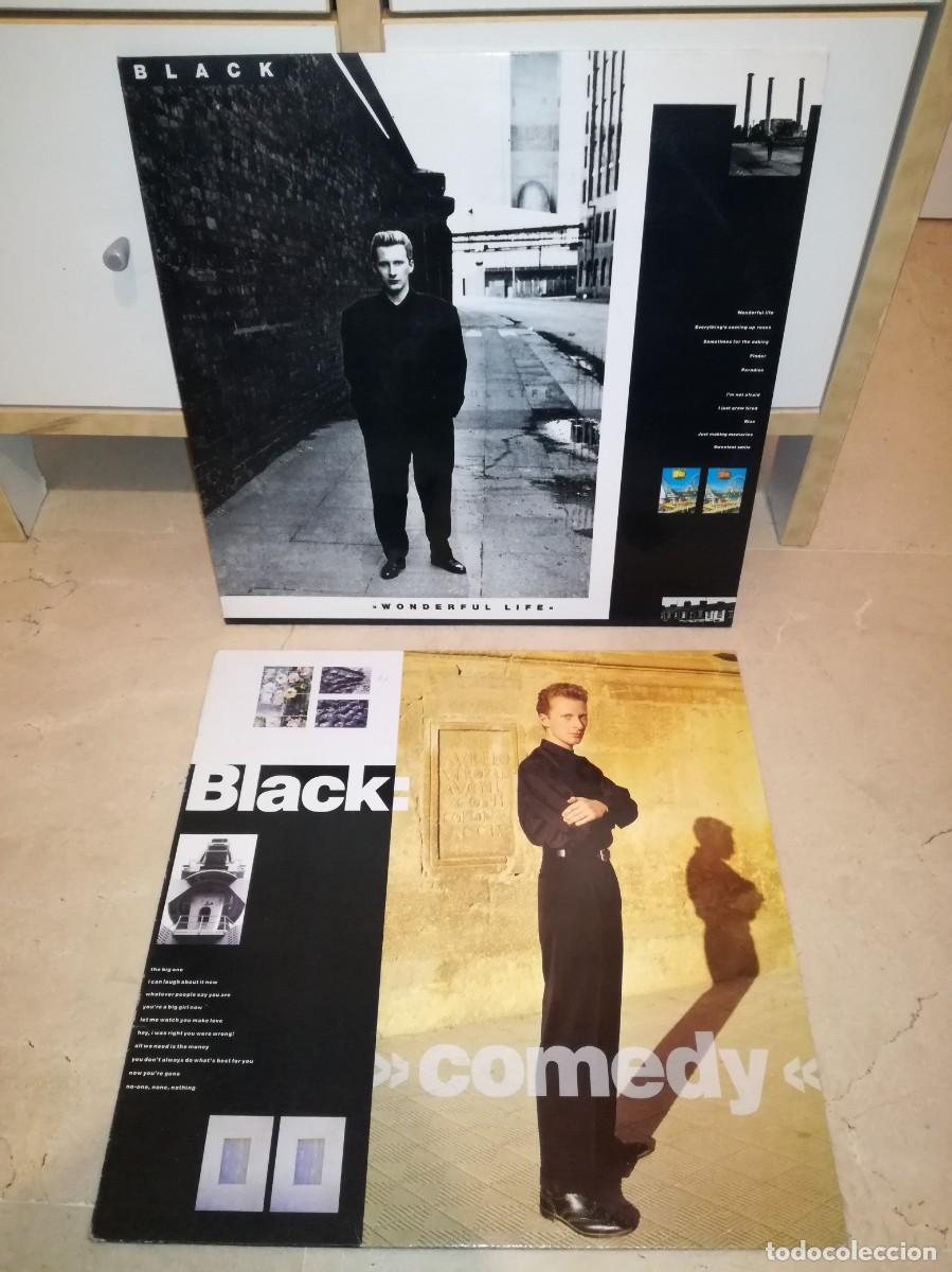 Discos de vinilo: LOTE DE 2 LPs DE BLACK-WONDERFUL LIFE / COMEDY-EDICI&Oacute;N ESPA&Ntilde;OLA