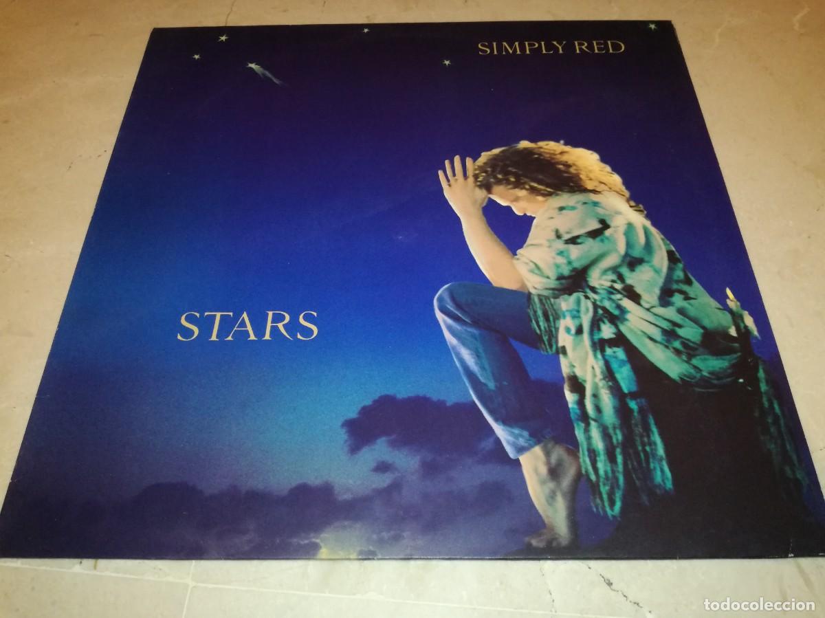 Discos de vinilo: SIMPLY RED-STARS-CONTIENE ENCARTE-ORIGINAL 1991-EN MUY BUEN ESTADO