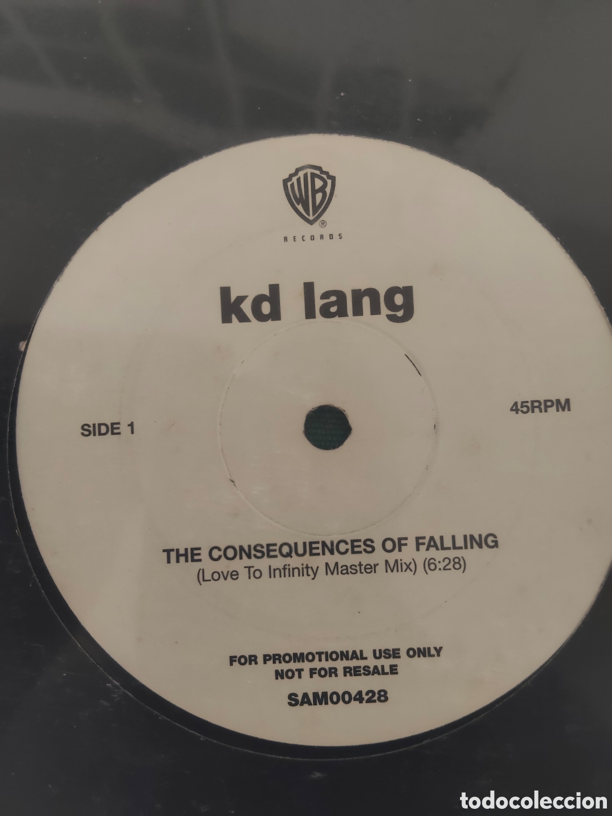 Discos de vinilo: K.D.Lang - Promo UK - 12 - Maxi - The Consequences Of Falling