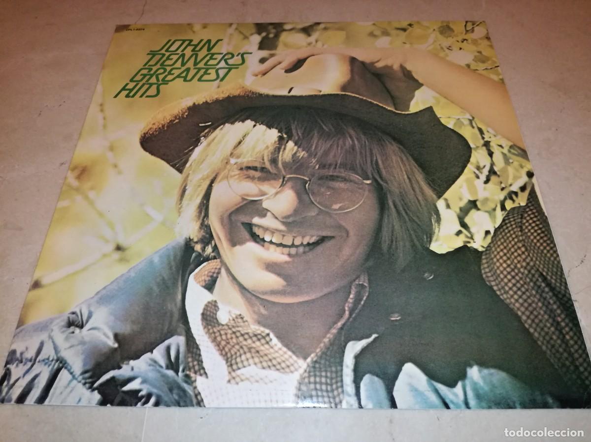Discos de vinilo: JOHN DENVER&acute;S-GREATEST HITS-CONTIENE ENCARTE-EDICI&Oacute;N ESPA&Ntilde;OLA