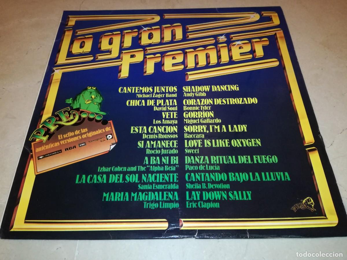 Discos de vinilo: LA GRAN PREMIER-ANDY GIBB, LOS AMAYA, SWEET, PACO DE LUCIA, ERIC CLAPTON, ETC-EN EXCELENTE ESTADO