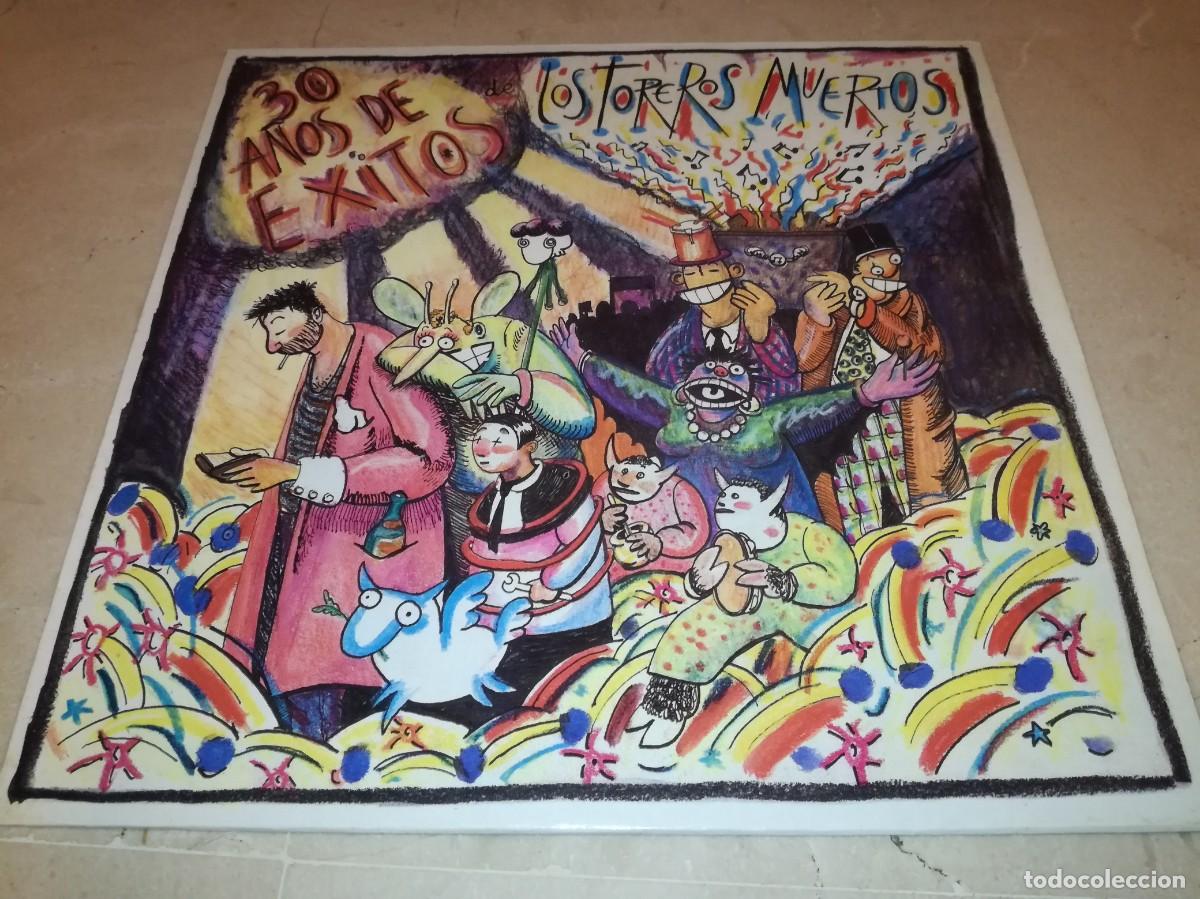 Discos de vinilo: LOS TOREROS MUERTOS-30 A&Ntilde;OS DE EXITOS-CONTIENE ENCARTE-ORIGINAL 1986