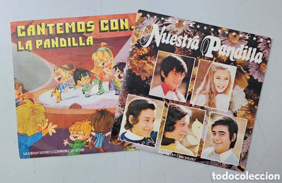 Discos de vinilo: LOTE 2 SINGLES DEL GRUPO INFANTIL LA PANDILLA (Espa&ntilde;a - Movieplay - 1971-73) Como Nuevos!!