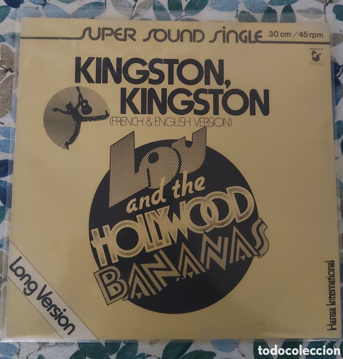 Discos de vinilo: Lou and the Hollywood Bananas 12 - Long version - Kingston, Kingston, Versi&oacute;n ingl&eacute;s y franc&eacute;s.