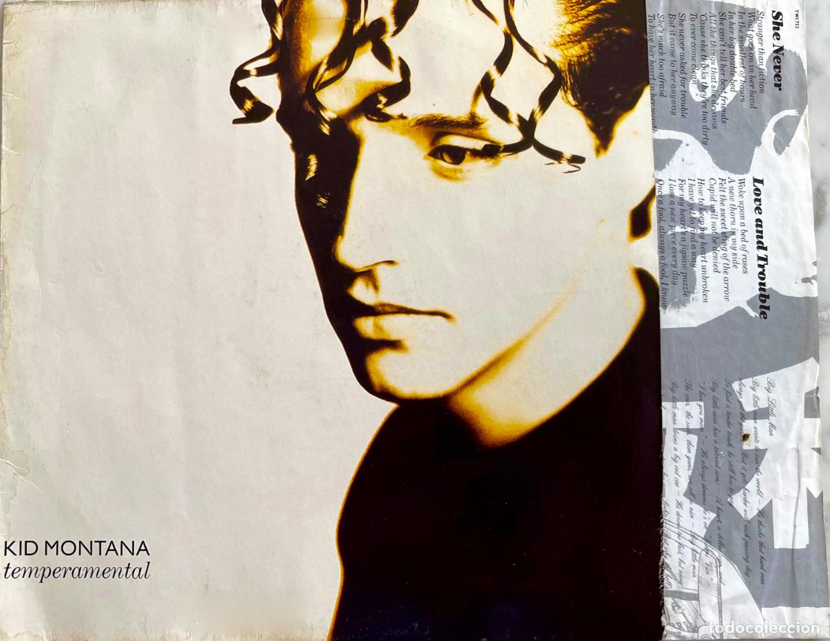 Discos de vinilo: KID MONTANA. TEMPERAMENTAL. LP ORIGINAL ALEMANIA + FUNDA INTERIOR LETRAS